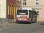 man-niederflurbus-3-generation-lions-city BLK-V1004, ein MAN Lion&acute;s City CNG, am 24.04.2009 auf dem Busbahnhof in Wei�enfels. In der Zielanzeige am Heck steht Linie 794 angeschrieben.