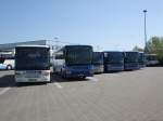 Sonstige Bustreffen am ZOB in Rostock.(25.04.09)