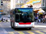 stgallen Der neue MAN Lions City Midibus 264 auf der Linie 10
in der Kornhausstrasse am 25.04.09.