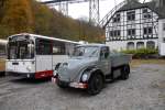 wuppertaler-stadtwerke MB-Stadtbus 6637 der Wuppertaler Stadtwerke zusammen mit einem Magirus-Deutz beim M�ngstener Br�ckenfest Okt.2008