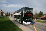 man-lions-city-dd-doppelstock TL, Lausanne, Nr. 514 (VD 1'588, MAN Lion's City DD / A39, 2008) in Montpreveyres am 20.4.2009. 