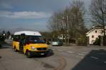 Postauto CarPostal Ouest, PU Scaiola, Les Cullayes, VD 2'641 (Mercedes-Benz Sprinter 515CDI, 2007) in Montpreveyres Halte TL am 20.4.2009.