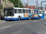 montbeliard Gelenkbus Heukiez GX 187 n� 1909, in blauer Farbe am 09/05/08