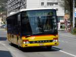 Postauto Postauto - Setra BE 26611 unterwegs auf der Linie 86 in Biel am 13.04.2009