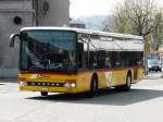 Postauto Postauto - Setra S 313 NF  AG 15255 unterwegs auf der Linie 362 in Brugg am 09.04.2009