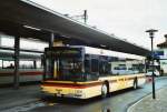 MAN Niederflurbus 2. Generation STI Thun Nr. 77/BE 274'177 MAN am 30. M�rz 2009 Spiez, Bahnhof (im Einsatz f�r PostAuto auf der Linie 61 Aeschi via Krattigen)