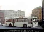 MAN Standardlinienbus 1. Generation Mit Bauahr 1974 war dieser gebraucht �bernommene SL 200 keinesfalls j�nger als die moderner aussehenden Ikarus. Seine Zeit bei D�hler war auch recht kurz. Oft war bei in der DDR eingesetzten Nutzfahrzeugen aus dem 'Westen' kein vorderes Kennzeichen angebracht.