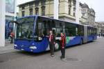 mercedes-benz-o-530-i-citaro VZO, Gr�ningen, Nr. 64 (ZH 467'664, MB Citaro G, 2003) als Bahnersatz beim Hauptbahnhof Winterthur am 27.4.2009. 