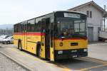 Postauto CarPostal Ouest, PU Rod, Oron-la-Ville, VD 2'655 (NAW/Lauber BH4-23, 1993) am 20.4.2009 beim Bahnhof Pal�zieux. 