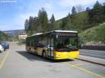 Postauto MAN Lion's City SO 149 607 der Regie Balsthal ist erst seit wenigen Wochen im Einsatz. Am 26.4.09 kam er auf der Linie 129 nach G�nsbrunnen und ich fotografierte in beim Wenden beim Bahnhof.