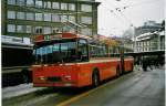 bern Aus dem Archiv: SVB Bern Nr. 280/BE 339'280 FBW/Hess-Gangloff am 10. Februar 1999 Bern, Bahnhof