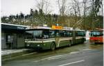 bern Aus dem Archiv: SVB Bern Nr. 55 FBW/Gangloff Gelenktrolleybus am 16. Februar 1999 Bern, B�mpliz
