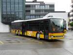 Postauto Postauto - Setra S 319 NF  JU 31178 bei den Postautohaltestellen gegen�ber dem Bahnhof von Delemont am 11.05.2009