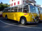 Saurer Oldtimer Saurer mit Festbouquet an der Front. Oldie Tours Z�risee in Schmerikon, 31. Mai 2009 18:00