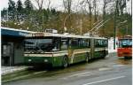 bern Aus dem Archiv: SVB Bern Nr. 57 FBW/Hess Gelenktrolleybus am 16. Februar 1999 Bern, B�mpliz