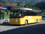 Postauto Volvo 8700 BE 39677 vor dem Banhof in Escholzmatt kurz vor der Abfahrt ins Kemmeriboden Bad