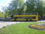 berlin MAN Lion's City DD (Doppelstock) auf der Linie X11 nach S-Bahnhof Sch�neweide am U-Bahnhof Dahlem-Dorf.
