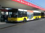 berlin MAN Niederflurbus 2. Generation auf der Linie X9 nach S+U Bahnhof Zoologischer Garten am Flughafen Tegel.