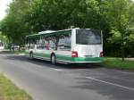 berlin MAN Niederflurbus 3. Generation (Lions City �/T�) auf der Linie 893 nach Bernau nahe der Haltestelle Hohensch�nhausen Feldmannstra�e.