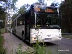 MAN moderne SL-Busse Wagen 355 der BBG an der Haltestelle Ruhlsdorf Campingplatz. Bei diesem Fahrzeug handelt es sich um einen MAN SG 313 in der �berlandeversion.