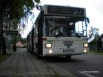 MAN Standardlinienbus 1. Generation MAN SG 292 aus dem Jahr 92. Verrichtet immernoch ohne Fehl und Tadel seinen Dienst. Hier wartet er seine Abfahrtzeit in Sophienst�dt ab.