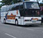neoplan-transliner Neoplan Transliner abgestellt in h�he Passagierkai Warnem�nde.(06.06.09)