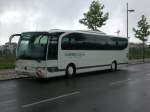 berlin Mercedes-Benz O 580 (Travego) der Firma Belin-Mobil am S-Bahnhof Storkower Stra�e.
