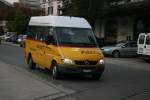 Postauto PU H�fliger, Sursee, LU 197'947 (MB Sprinter 313CDI) am 11.10.2006 beim Bahnhof Sursee.