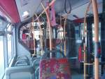 freiburg-im-breisgau Innenansicht vom Wagen 982 der Freiburger Verkehrs-AG. Es handelt sich um den EvoBus MB O 530 G (Citaro) mit der Wagennummer 982 im Einsatz auf der Linie 28. Das Bild entstand an der Haltestelle Hornusstrasse beim Warten vor der Abfahrt in Richtung Siegesdenkmal.