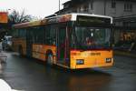 mercedes-benz-o-405-n-niederflur-stadtversion PU Thepra AG, Stans, Nr 20 (NW 5'165, MB O405N2, 1996) am 12.11.2006 in Stans, Bahnhof.
