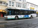 hannover Ein Setra 300er Serie in Hannover an der Haltestelle Clevertor