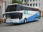 Neoplan Cityliner polnischer Reisebus abgestellt auf dem Neuen Markt in Rostock.Aufgenommen am 12.06.09