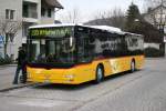 Postauto Regie Hausen ZH 676'095 (MAN Lion's City/A20, 2006) am 8.12.2006 in Hausen am Albis, Post. 