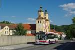 mercedes-benz-o-405-n-niederflur-stadtversion MB O 405 N der J�gle Verkehrsbetriebe am 13.6.09 kurz vor der Haltestelle Rebdorf in Eichst�tt.