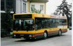 autobus-ag-liestal-aagl Aus dem Archiv: AAGL Liestal Nr. 52/BL 7379 MAN/Ayats am 9. Juli 1998 Liestal, Bahnhof