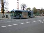 hamburg Mercedes-Benz O 530 BZ (Citaro Fuel Cell Bus) auf Betriebsfahrt am S+U Bahnhof Jungfernstieg.