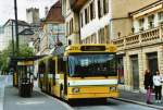 NAW Trolleybus TN Neuch�tel Nr. 115 NAW/Hess Gelenktrolleybus am 3. Mai 2009 Neuch�tel, Place Pury
