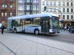 hamburg Mercedes-Benz O 530 BZ (Citaro Fuel Cell Bus) auf Betriebsfahrt am S+U Bahnhof Jungfernstieg.