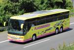 setra-s-400er-serie-comfort-class Setra Reisebus - 3-achser, 'Niers-Tourist Flachsenberg' auf der A 61 bei Rheinbach Richtung S�den - 29.05.2009