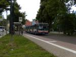 mercedes-benz-o-405-n-niederflur-stadtversion WSF-VV27, der noch aktive MB 0405GN der RVG mbH Wei�enfels, f�hrt am 5.06.2009 auf dem Busbahnhof in Wei�enfels wahrscheinlich zu seiner Pausenstellung. Wahrscheinlich wurde er als Ersatz f�r einen anderen Bus eingesetzt, da er sonst von mir in der letzten Zeit h�chstens fr�hmorgens gesichtet wurde. Er kam gerade aus Richtung Burgwerben auf Linie 4.