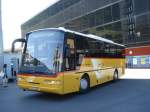 Postauto Neoplan Euroliner N313 VS 123123 beim Bahnhof in Visp