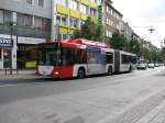 MAN Niederflurbus 2. Generation Ein MAN Stadtbus, der SvHi, am 18.06.'09 kurz vor der Haltestelle Schuhstra�e