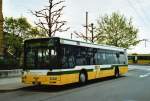 MAN Niederflurbus 2. Generation TN Neuch�tel Nr. 205/NE 114'205 MAN am 3. Mai 2009 Neuch�tel, Place Pury