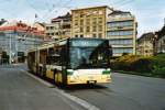 MAN Niederflurbus 2. Generation TN Neuch�tel Nr. 245/NE 114'245 MAN am 3. Mai 2009 Neuch�tel, Place Pury