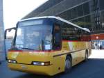 Postauto Neoplan Transliner N312 VS 6097 beim Bahnhof in Visp