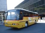 Postauto Neoplan Transliner N314 VS 34455 beim Bahnhof in Visp