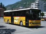 Postauto Setra S313 UL VS 241982 auf dem Parkplatz vor der Postgarage in Brig
