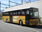 Postauto Setra S313 UL VS 245888 beim bahnhof in Visp