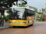 Tessin Postauto - Setra TI 13747 bei den Postautohaltestellen vor dem Bahnhof Bellinzona am 13.05.2009