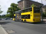 berlin MAN Lion's City DD (Doppelstock) auf der Linie X33 nach S+U Bahnhof Rathaus Spandau am U-Bahnhof Rathaus Reinickendorf.

